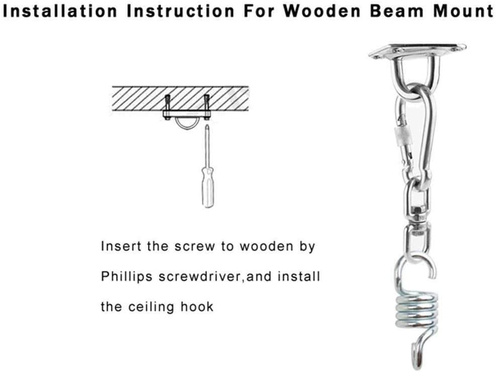 Mounting a swing discount to the ceiling